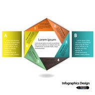 Modern infographics options banner N491