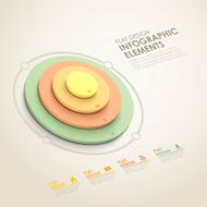 abstract circle tower infographics N2