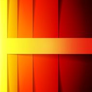 Abstract yellow orange and red rectangle shapes