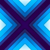 Abstract blue paper triangle shapes background