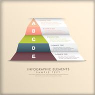 abstract 3d paper infographics N55