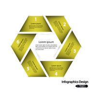 modern hexagon infographics options banner N4