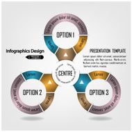 Modern infographics options banner N496