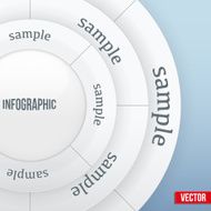Business Infographics Circle Vector illustration