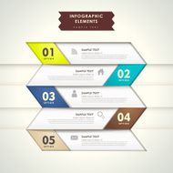 abstract 3d paper infographics N63