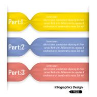 Modern colorful infographics options banner N4