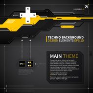 Techno background N25