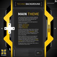 Techno background N26