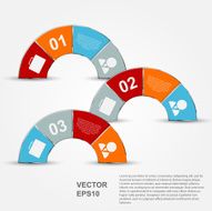 Abstract paper infographic N61