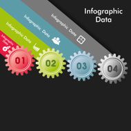 Creative gears Info-graphics options banner N24