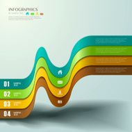 vector abstract 3d paper infographics N39