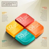 vector abstract 3d box infographics N4