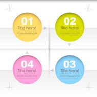 vector abstract 3d paper infographics N46