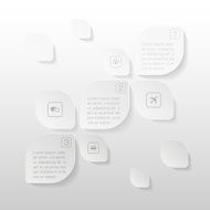 Paper elements of infographics