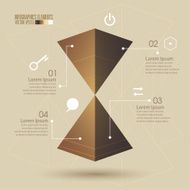 3d Pyramid Infographics template