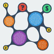 Metaball infographic elements N2