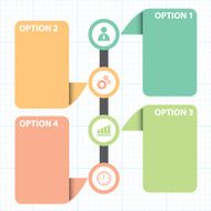 text box with line business strategy diagram