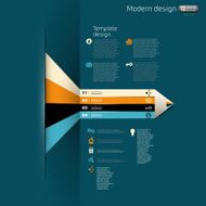Infographic Pencil Background