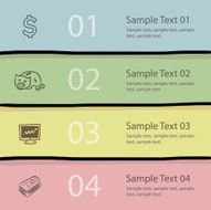 four steps vector layout N6