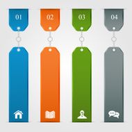 Infographics with chain