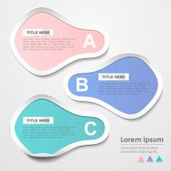 Abstract infographics N180