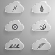 Clouds with Weather Signs