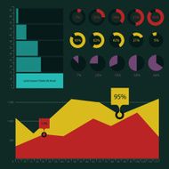 Flat design infographic N8