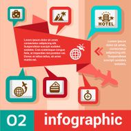 infographic concept travel