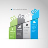 Infographic business elements options vector illustration eps10