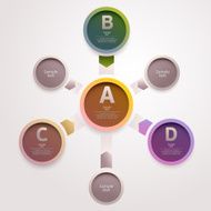 Colors infographics elements N3