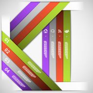 Infographic strips template