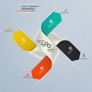 Minimal infographics design Vector N18