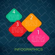 Origami Paper Infographics N2