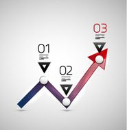 Vector statistics chart