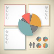 Vintage infographics set N3