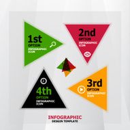 Vector paper infographic design N2