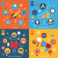 Modern web concepts set N3