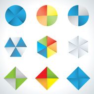 hexagons and circles