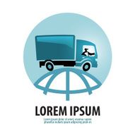 free shipping vector logo design template Logistics or truck icon