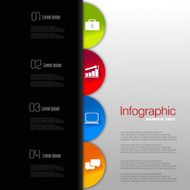 Business infographic design N277