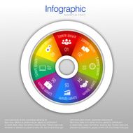 Business infographic design N293