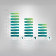 Example of business graph Infographics chart N2