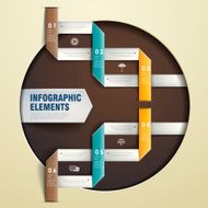 vector abstract flow chart infographics