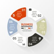 Circle infographic Diagram graph presentation N13