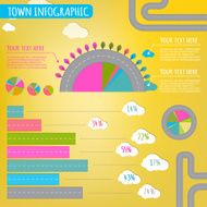 24 town infographics