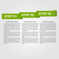 Paper infographic design element