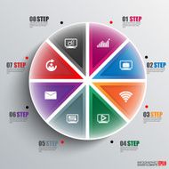 Infographics vector design template N263