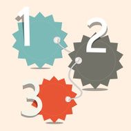Three Steps Infographics Layout - Empty Tags