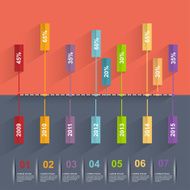 Infographics vector design template N265