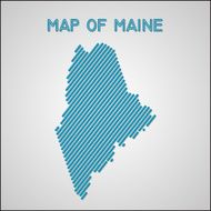 map of Maine N6